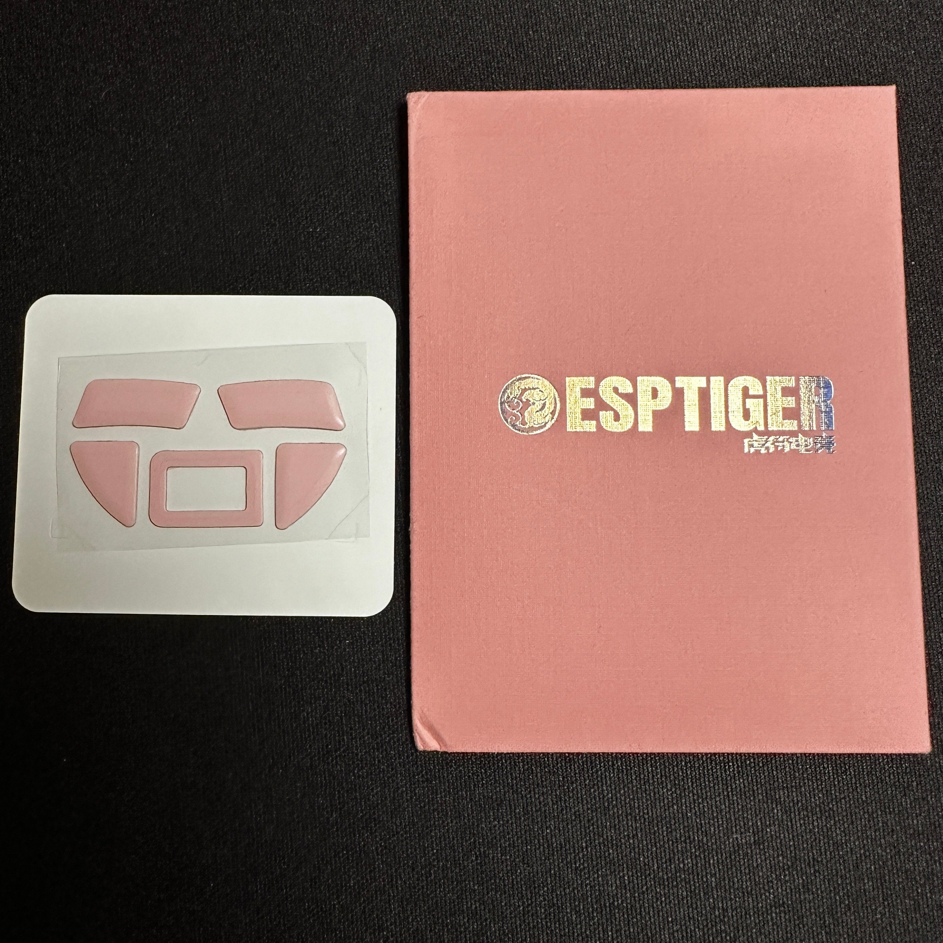 Esports Tiger ICE V2 Mouse Feet - Ultra Smooth Gliding Skates for Razer Viper Ultimate (Pink Edition) - Perfect for Gaming, Esports & Competitive Play