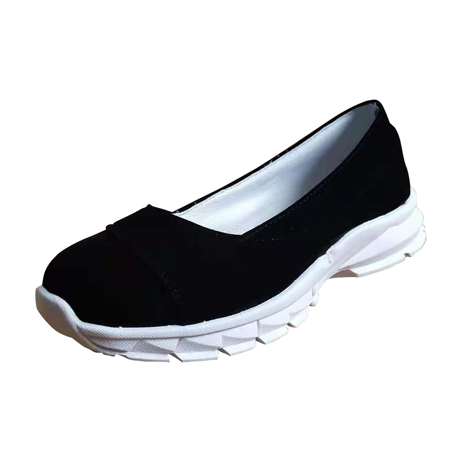 Women's Fashion Color Block Platform Wedge Heel Shoes - Comfortable Casual Closed Toe Sneakers for Women (Size 11.5) | Perfect for Daily Wear, Office & Weekend Outings