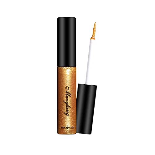 Liquid Glitter Eyeshadow - Metallic Shimmer Waterproof Long Lasting Quick Drying Eye Makeup (6ml) for Cosplay, Party & Festival Looks - Perfect for Night Out, Halloween & Special Occasions