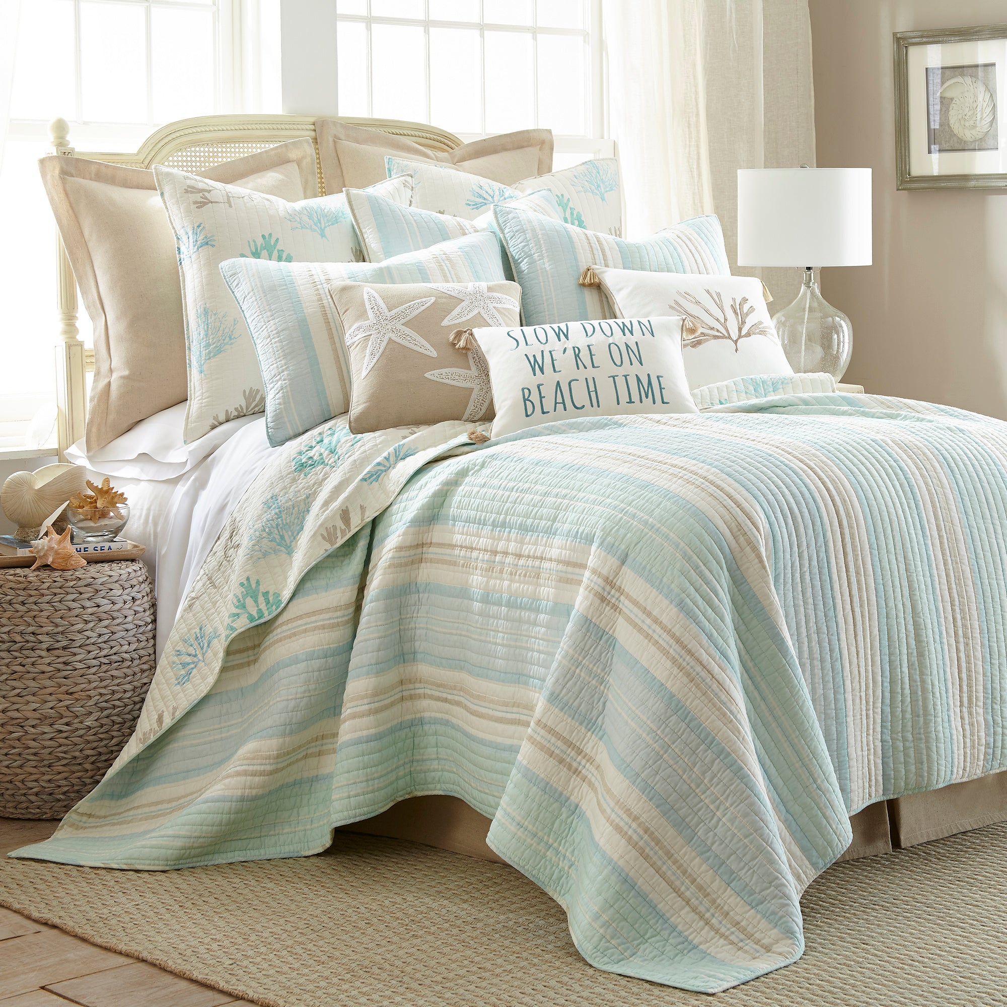 Stone Harbor Quilt Set - Premium Bedding Collection for Cozy Comfort | Perfect for Master Bedroom, Guest Room & Dorm Decor