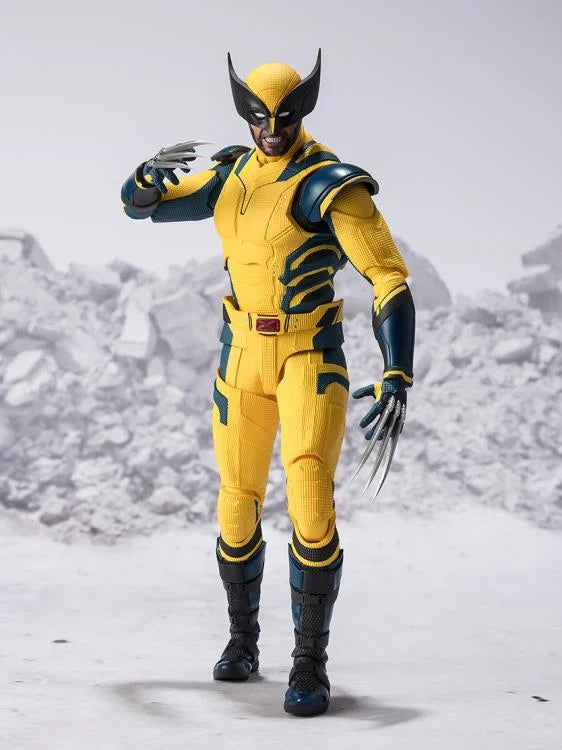 Wolverine S.H.Figuarts Deadpool & Wolverine Action Figure - Premium Collectible Marvel Superhero Toy for Display & Play - Perfect for Fans, Gifts & Comic Conventions