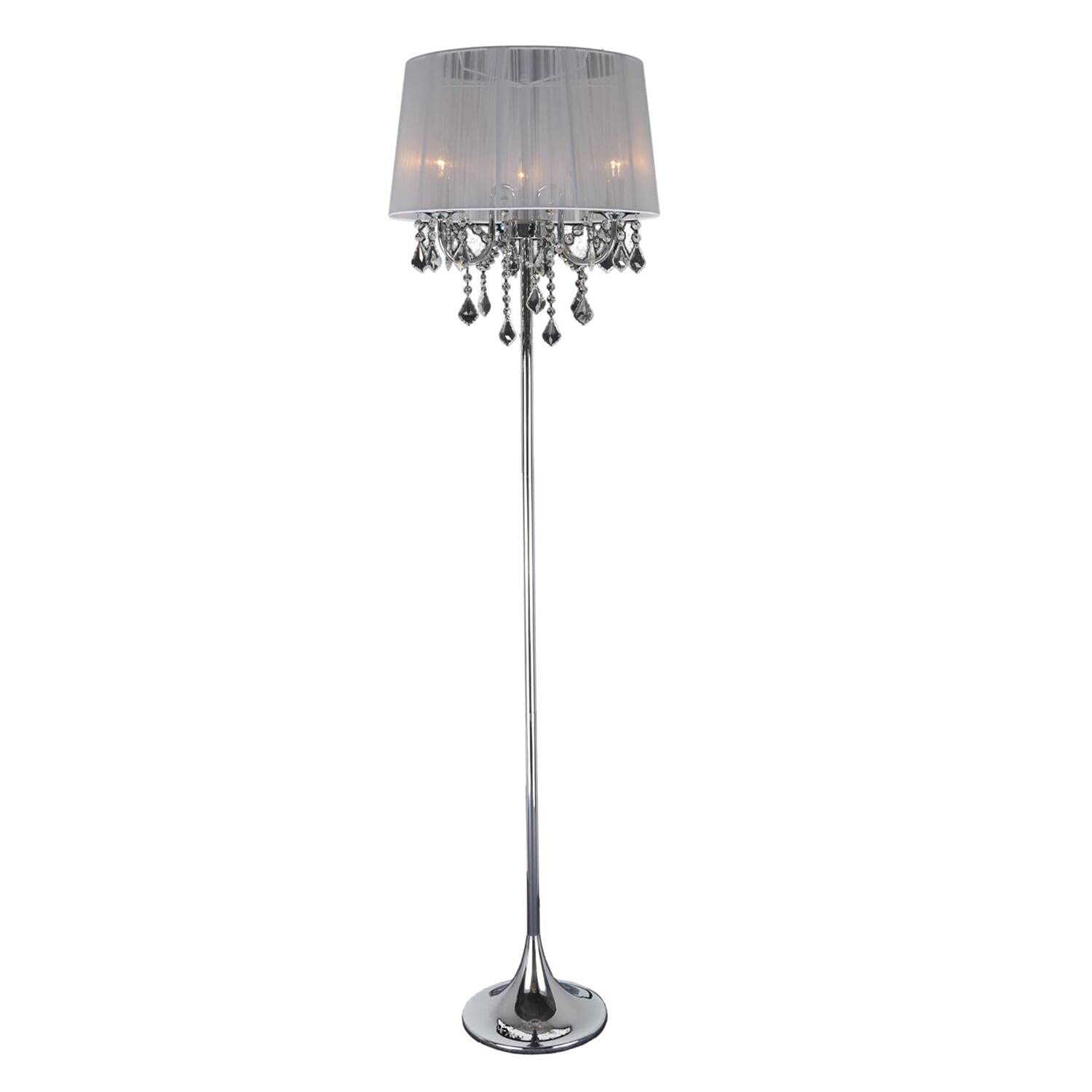 Modern Natalia Floor Lamp - Adjustable LED Standing Light for Living Room, Bedroom & Office - Warm White & Cool White Dimmable Reading Light with Remote Control - Perfect for Home Decor, Relaxing & Workspace Lighting