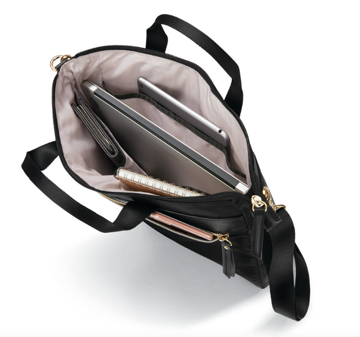 Samsonite Mobile Solution Convertible Slim Briefcase - Lightweight Laptop Bag for Business & Travel - Perfect for Office, Commuting & Airplane Carry-On