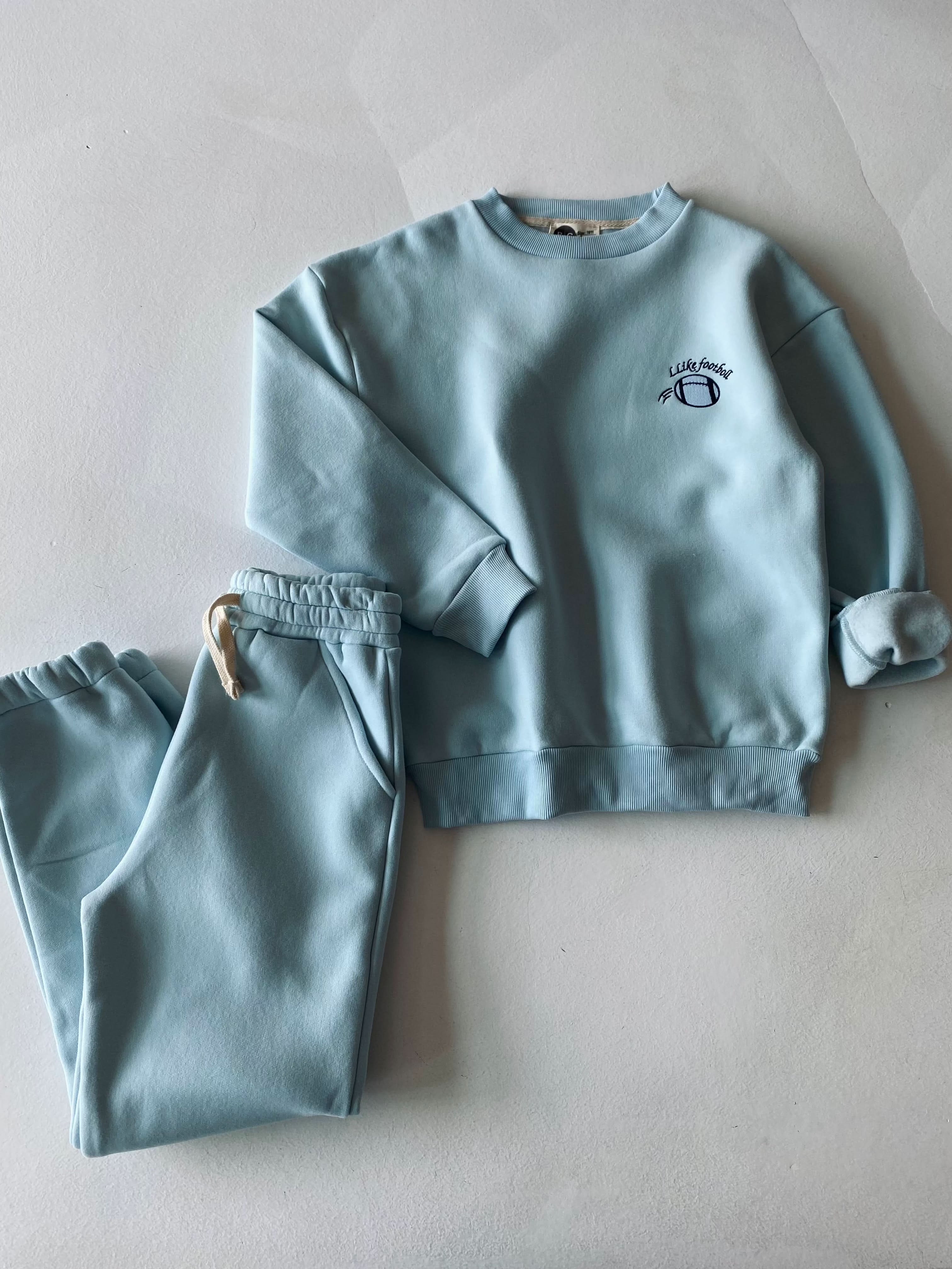 Kids' Bike Necklace Detail Jogging Set - Perfect for Outdoor Play, Sports & Casual Wear