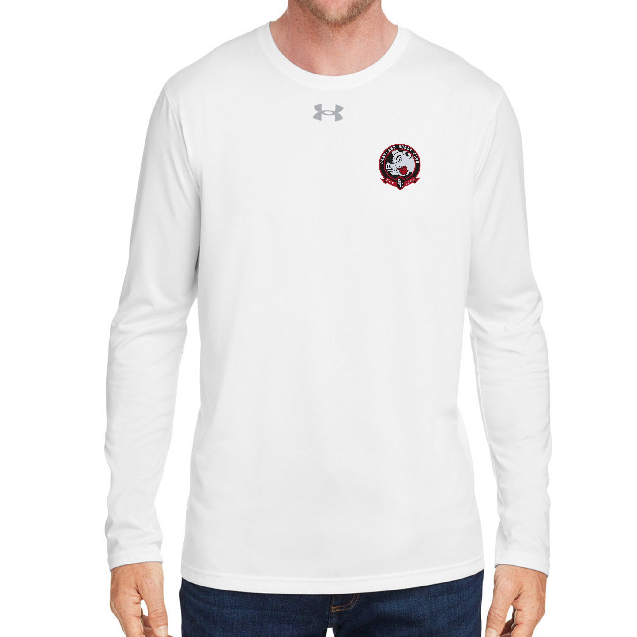 Portland Pigs Tech Long Sleeve T-Shirt for Men & Women | Soft Cotton Comfort Fit | Perfect for Casual Wear, Outdoor Activities & Tech Enthusiasts