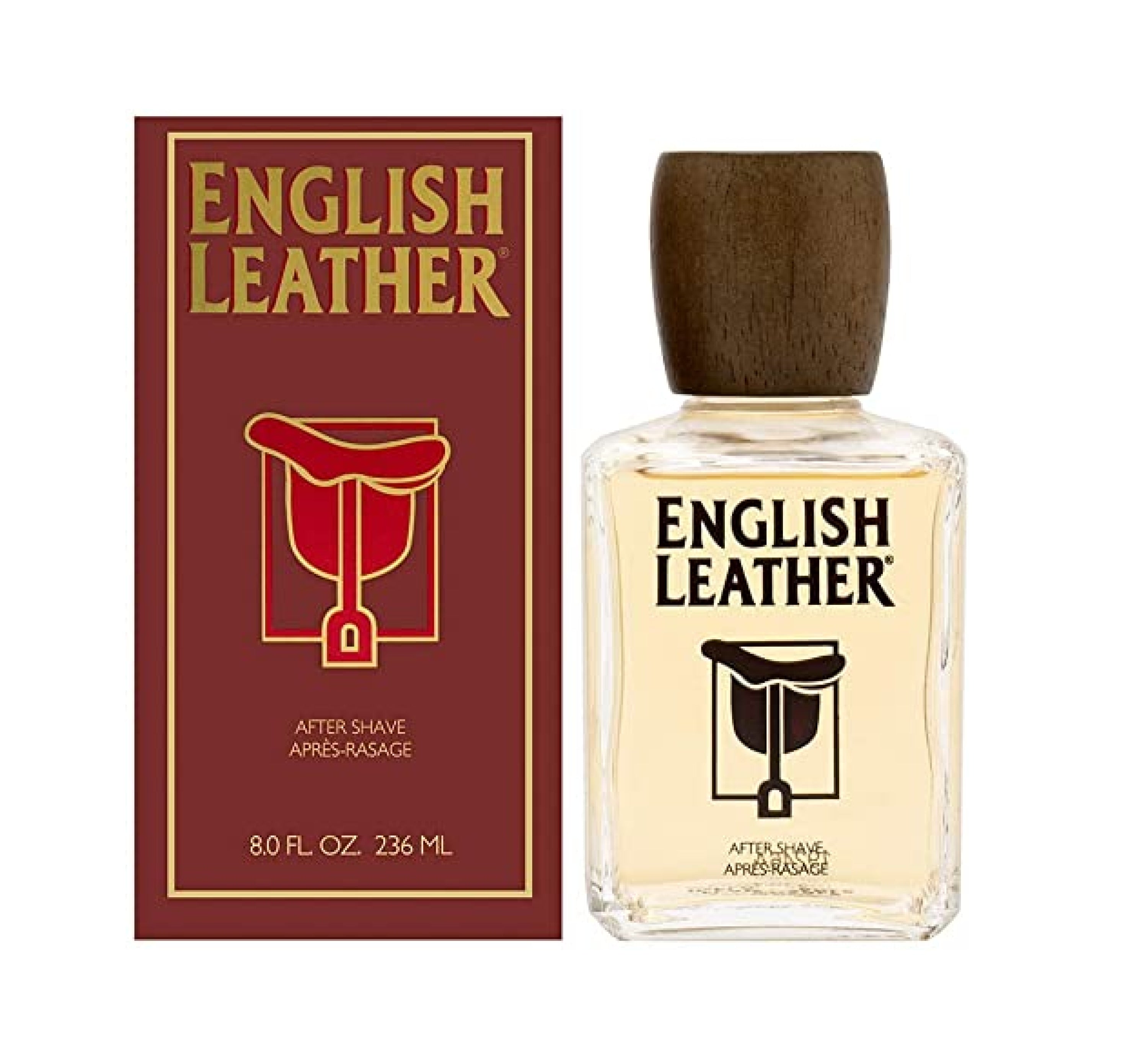 Premium English Leather After Shave Balm 8oz (236ml) for Men - Hydrating Post-Shave Moisturizer with Classic Scent - Perfect for Daily Grooming & Sensitive Skin Care