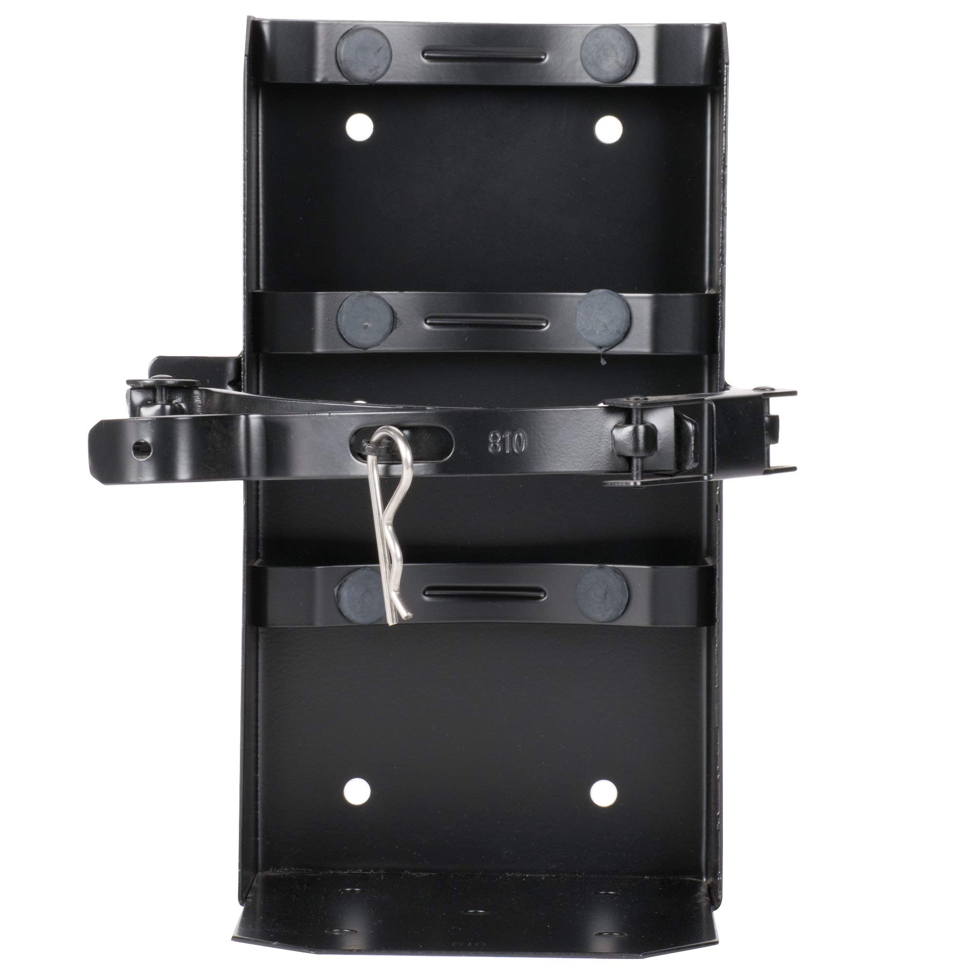4 Pack Heavy Duty Vehicle & Marine Bracket for 10-15 lb CO2 Fire Extinguishers - Wall Mounted Indoor/Outdoor Storage Cabinet with Surface Mount - Perfect for Boats, RVs, Trucks & Industrial Safety Use