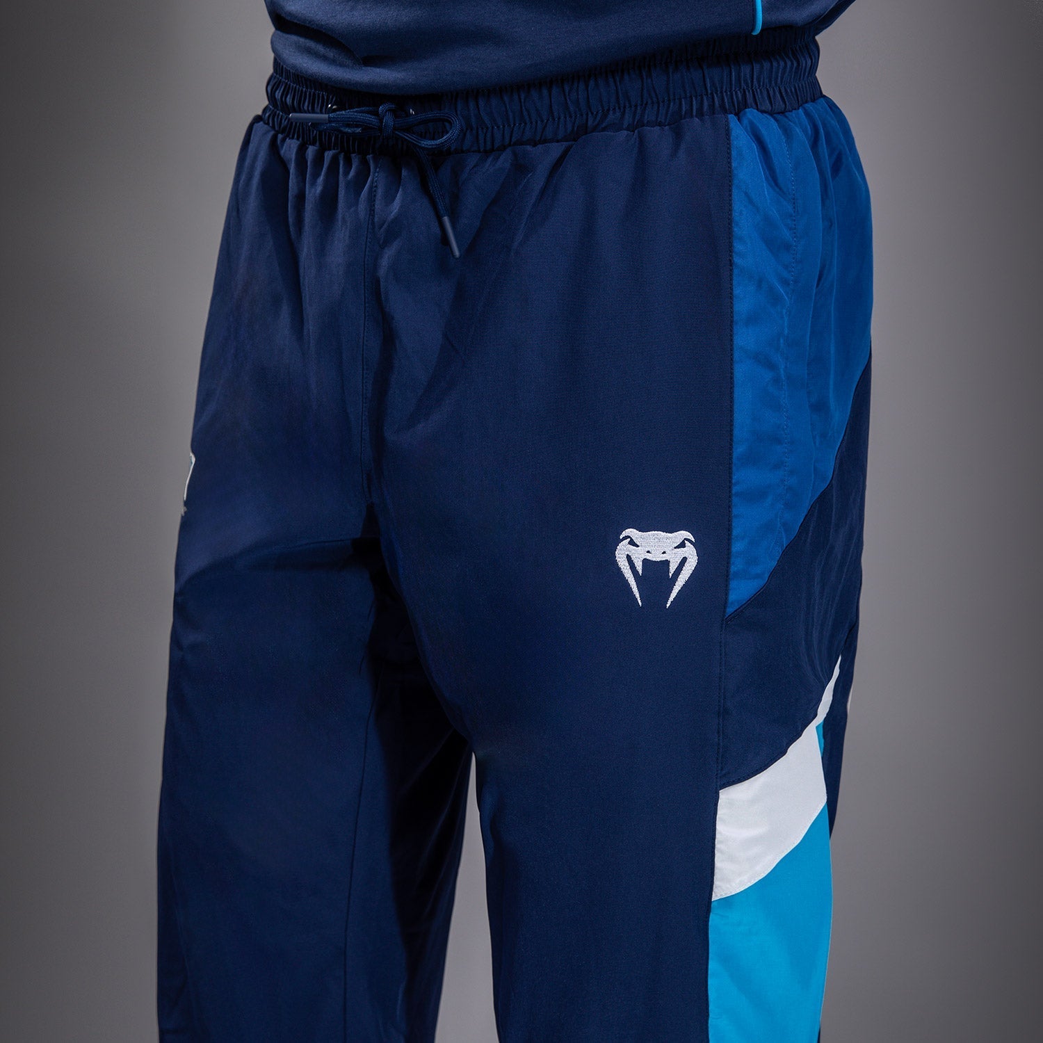 Venum x Top Rank Original Men's Tracksuit Pants - Navy Blue Athletic Joggers for Gym, Training & Casual Wear