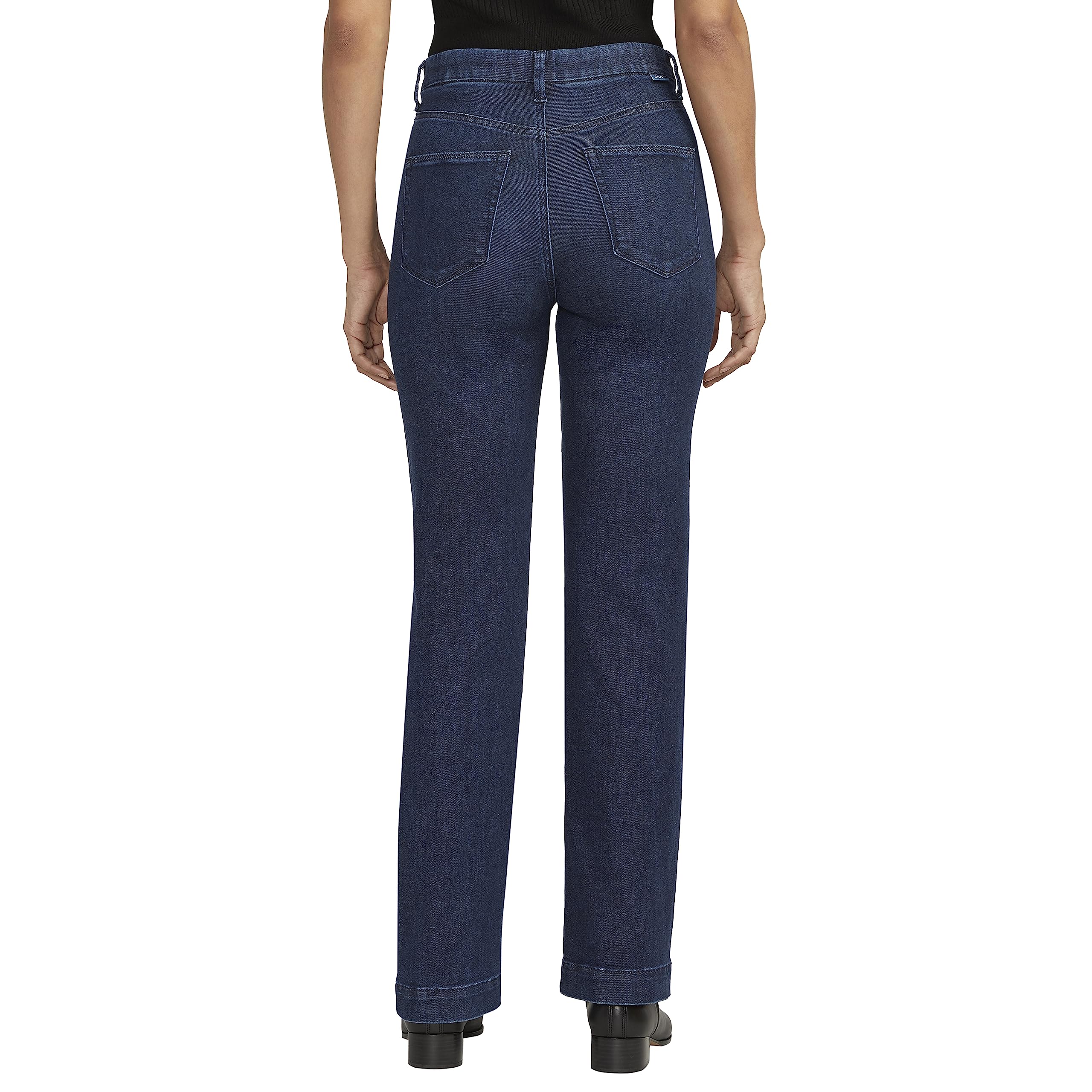 JAG Women's Phoebe High Rise Bootcut Jeans - Stretch Denim Pants for Casual & Office Wear | Comfortable Slim Fit Jeans for Everyday Style