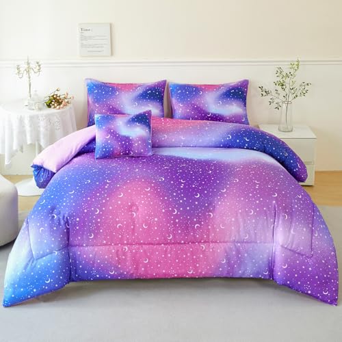 Purple Blue Moon Star