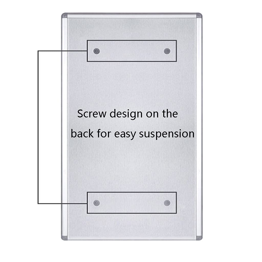 Wall-Mounted Aluminum Alloy Key Storage Box - 24 Holes Silver Key Holder for Home, Hotel & Auto Shop - Secure Mailbox Organizer for Porch, Entryway & Office Key Management