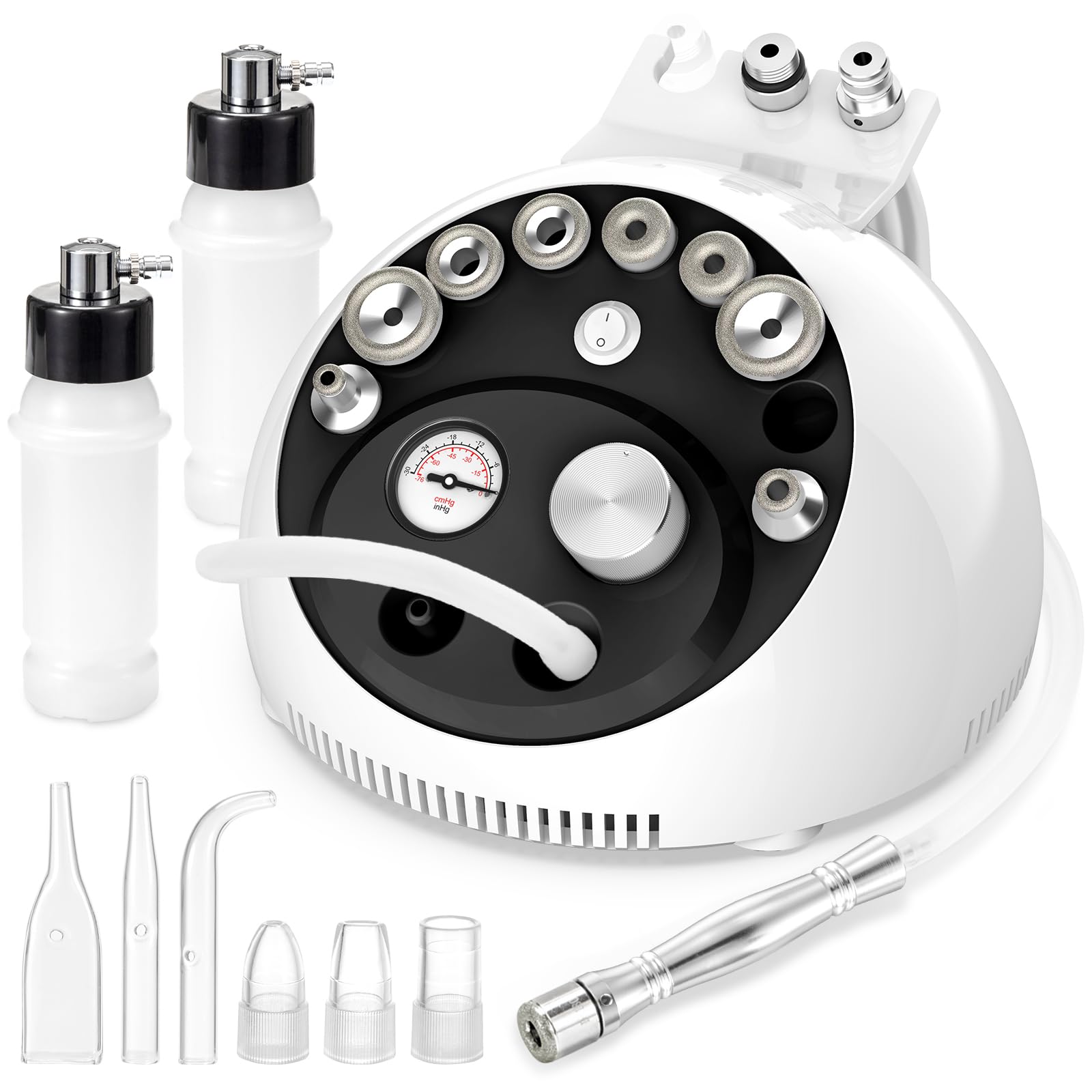 UNOISETION Diamond Microdermabrasion Machine - Professional Home Facial Device for Blackhead Removal, Skin Exfoliation & Rejuvenation | At-Home Spa Treatment for Glowing Skin | Perfect for Acne, Wrinkles & Uneven Skin Tone