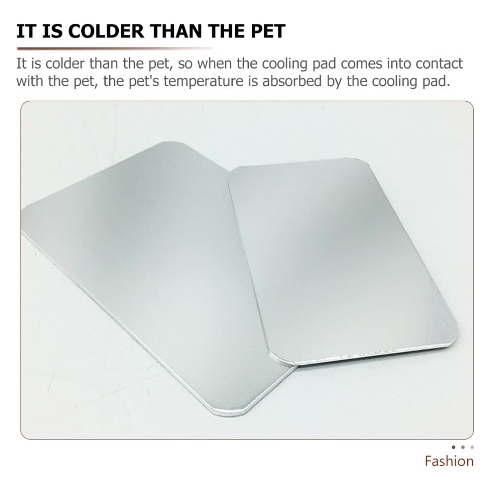 Rabbit Cooling Pad for Small Pets - Hamster, Bunny, Puppy, Kitten & Guinea Pig - Summer Cooling Mat with Bite-Resistant Design - Ice Bed for Keeping Pets Cool in Hot Weather - Perfect for Indoor Cages, Outdoor Playpens & Travel Carriers