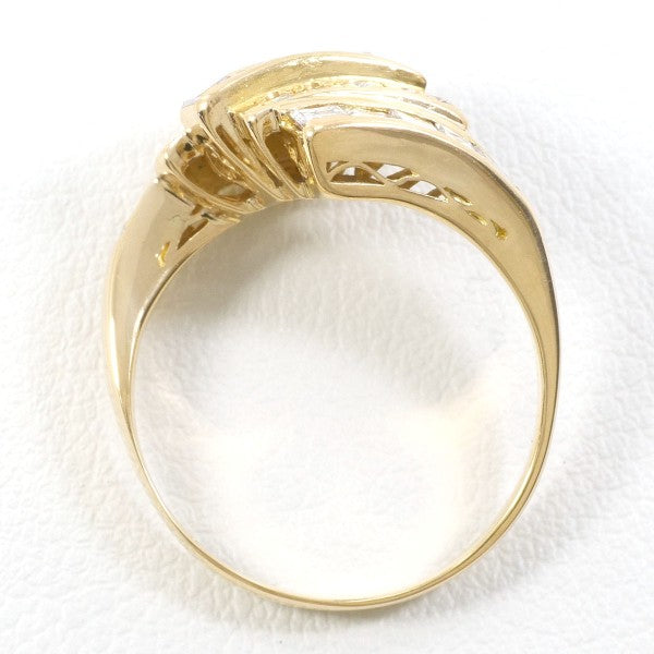18K Yellow Gold Diamond Ring for Women - Elegant Solitaire Engagement & Wedding Band - Perfect for Proposals, Anniversaries, and Special Occasions