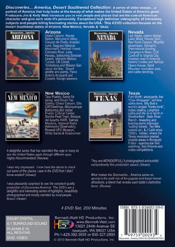 Discoveries America Regional Collection #9: Desert Southwest States - Explore Arizona, Nevada & New Mexico Landscapes | Perfect for Travel Enthusiasts & Geography Lovers