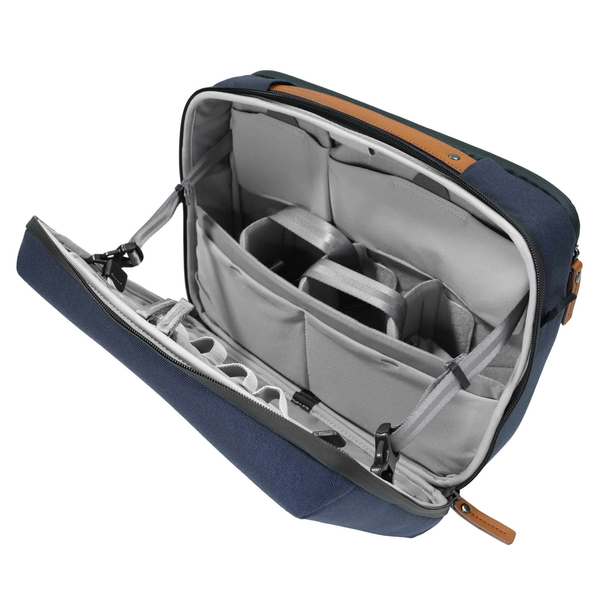 VEO City TP33 NV Tech Bag - Waterproof Laptop Backpack for Men & Women, Durable Travel Business Bag with USB Charging Port, Navy Blue - Perfect for Work, School, and Commuting