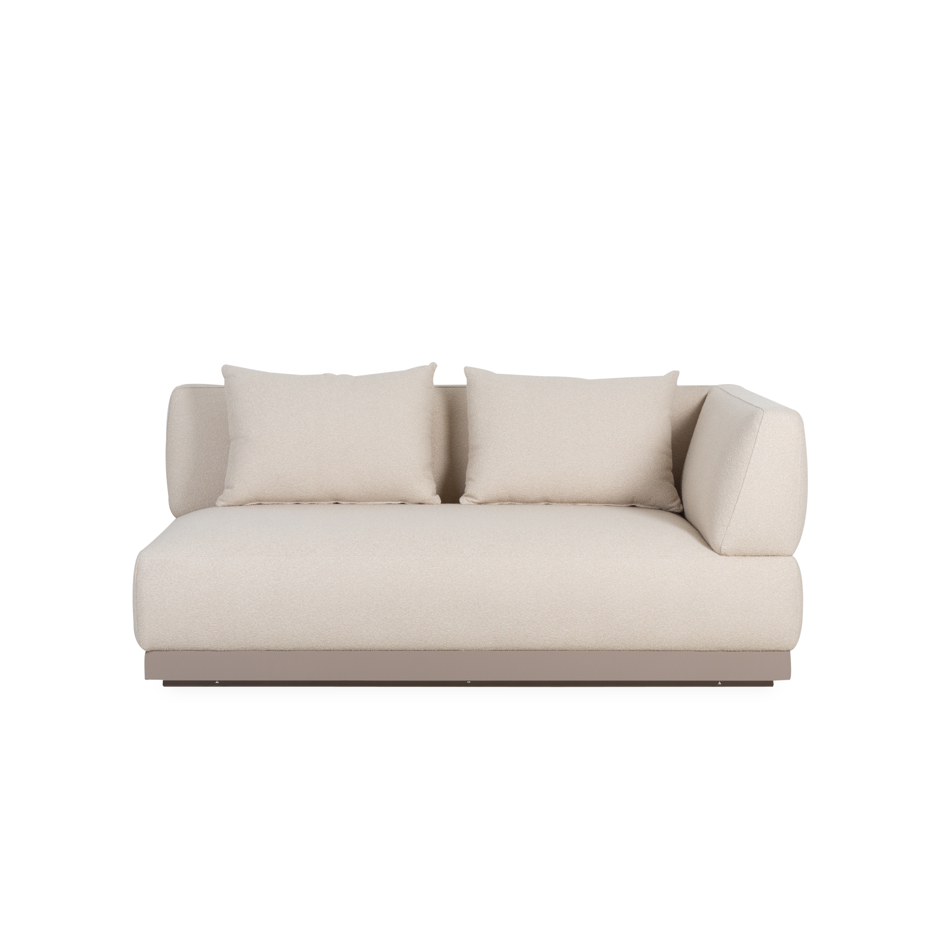 Luxury Amalfi Sectional Sofa - Modern Upholstered Fabric Couch with Reversible Chaise for Living Room, Family Room & Lounge Areas