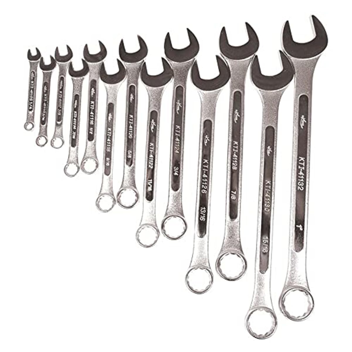 K Tool International 13-Piece SAE Combination Wrench Set - Professional Grade Tools for Automotive Repair & Home Improvement Projects