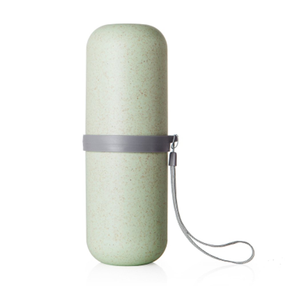 Portable Travel Toothbrush Holder with Wash Cup - Compact & Hygienic Storage Case for Toothbrush & Toothpaste - Perfect for Camping, Gym, Business Trips & Daily Use