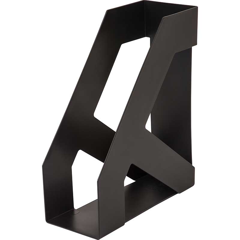 Large Black Magazine Holder - Organize Books, Files & Documents for Home, Office & School