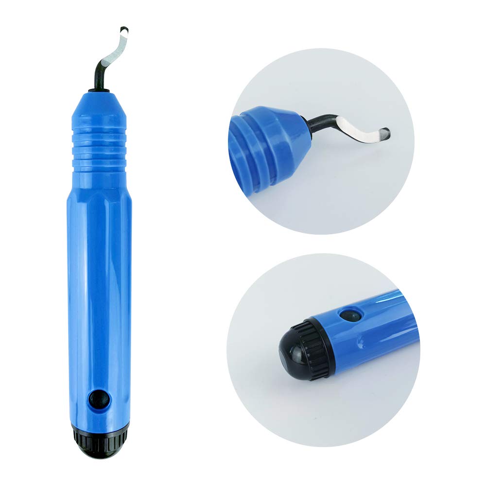 Professional Deburring Tool Kit - High-Quality Debur Knife & Burr Remover for Wood, Plastic, Aluminum, Copper & Steel - Perfect for DIY, Metalworking & Woodworking Projects