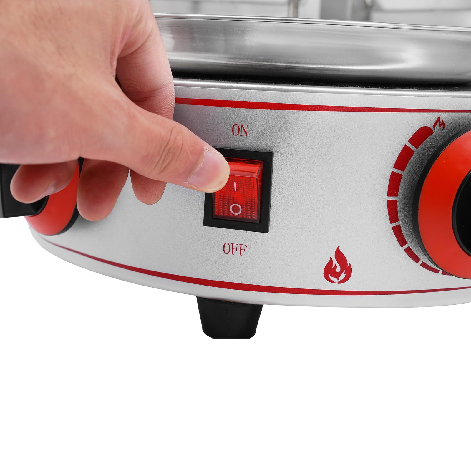 110V 3000W Commercial Vertical Rotating Oven - Electric Shawarma Rotisserie Machine for Gyro, Kebab & Meat - Perfect for Home Kitchens, Restaurants & Party Catering | Great for Middle Eastern Cuisine, Street Food Vendors & Family Gatherings