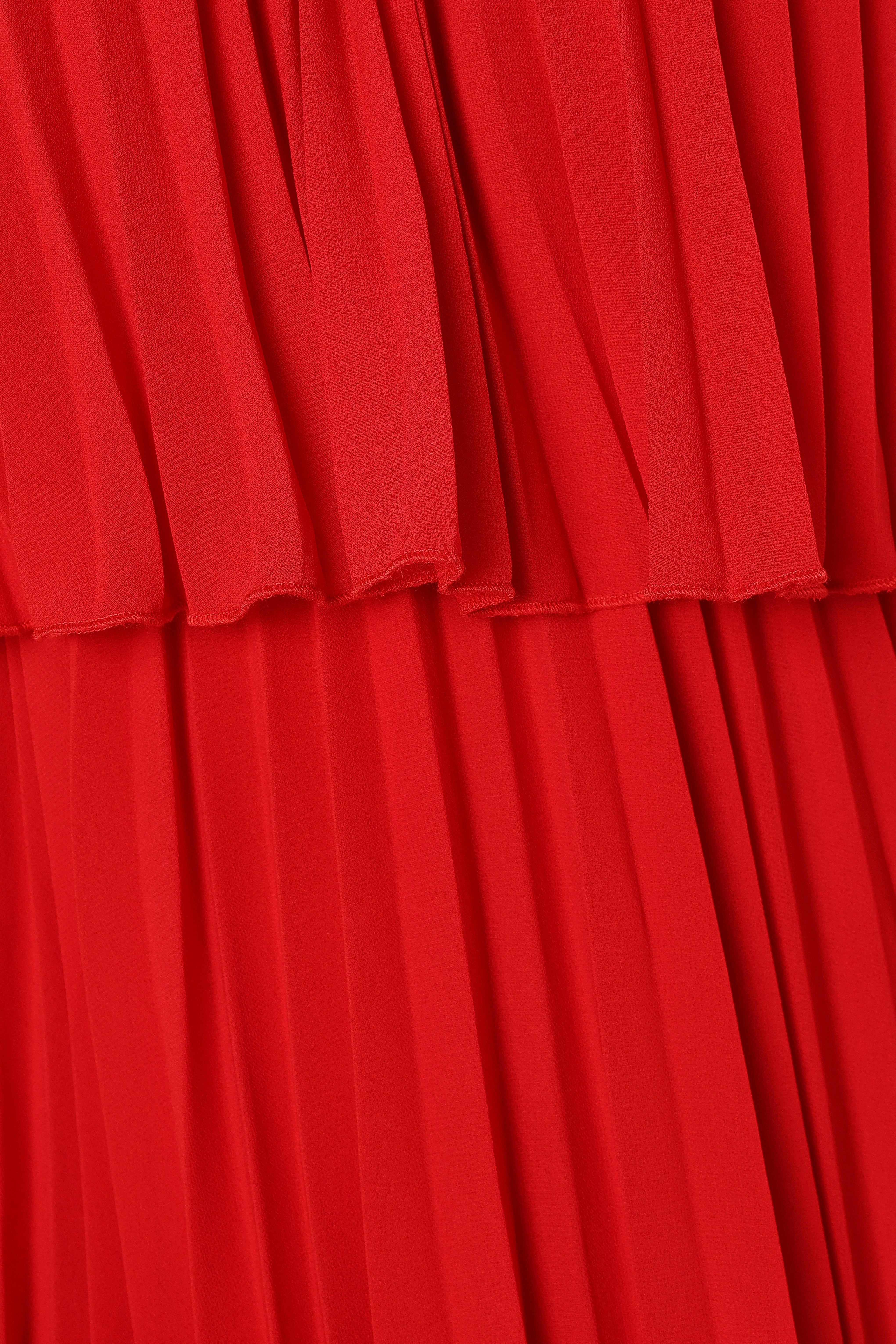 Gia Pleated Halterneck Mini Dress - Sexy Red Summer Party Dress for Women, Clubwear, Date Night Outfit, Beach Vacation Dress