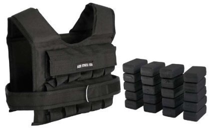 Ader Adjustable Weight Vest for Men & Women - 20-60lbs Adjustable Weighted Vest for Strength Training, Running, Hiking & Fitness Workouts - Perfect for CrossFit, Endurance Training & Weight Loss