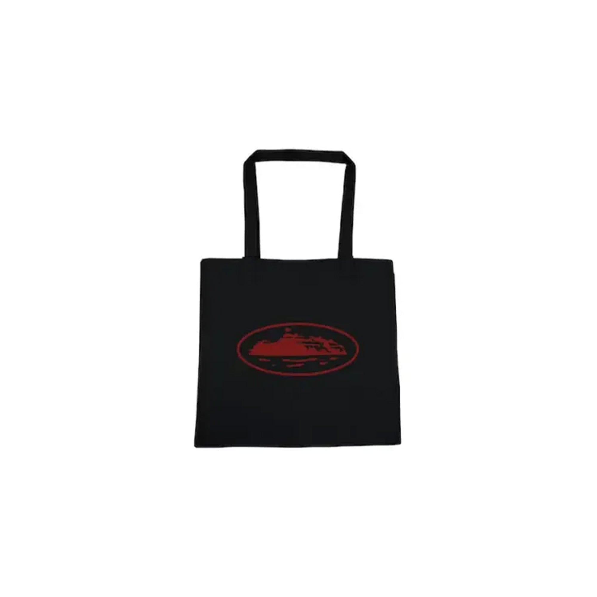 Corteiz Black Red Tote Bag - Stylish & Durable Canvas Tote for Women, Shopping, Beach & Everyday Use
