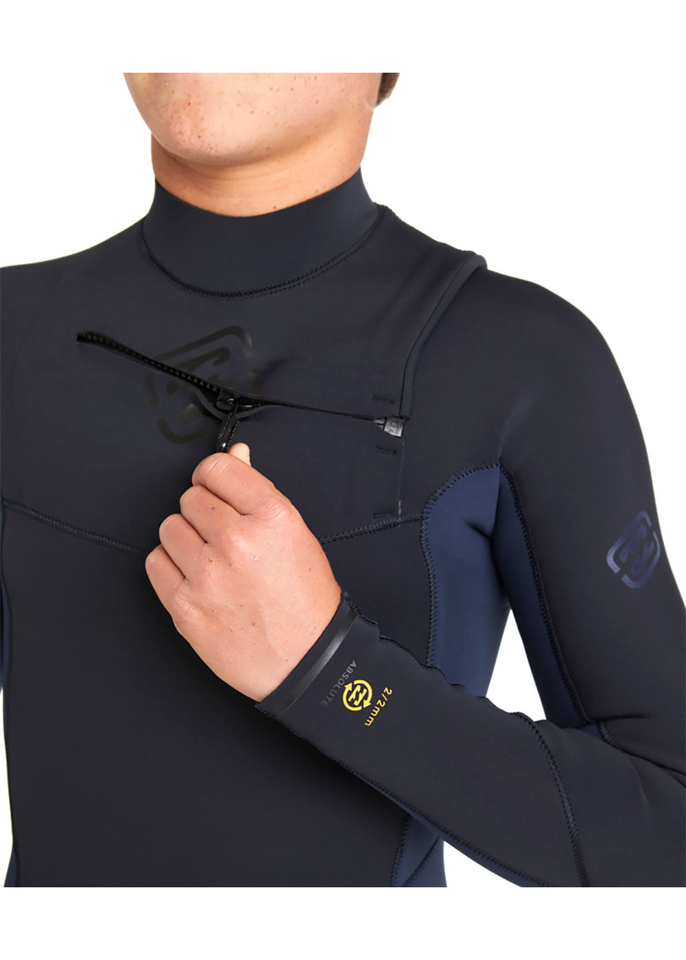 Billabong Boys Absolute Natural 2mm CZ GBS LS Spring Wetsuit - Kids Surfing & Swimming Rash Guard for Beach, Pool & Water Sports
