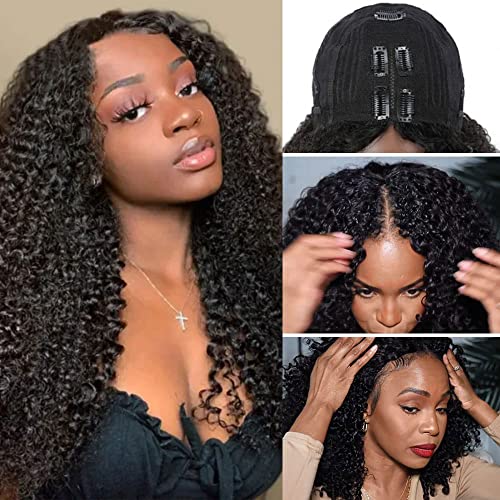 V Part Wig Kinky Curly