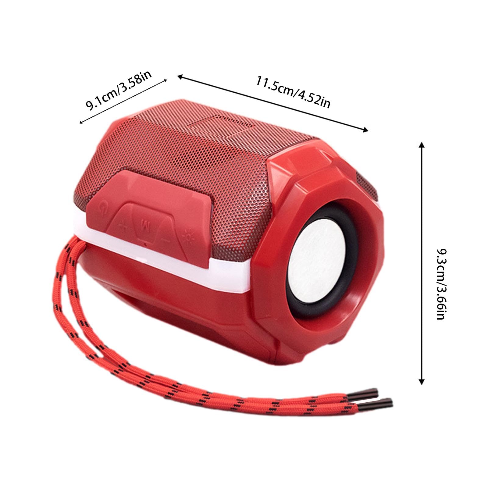 Wireless Home Stereo Speakers - Portable Outdoor Bluetooth Speaker with Loud Sound for Open-Air Activities, Travel, Parties, and Camping