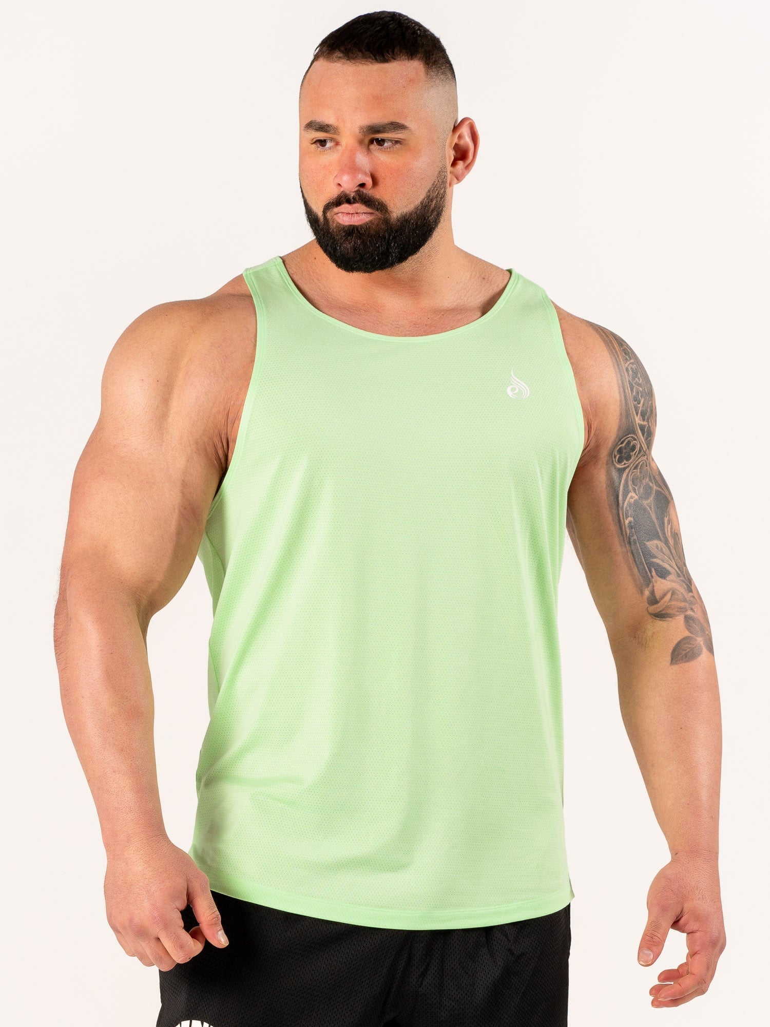 Flex Active Tank - Breathable & Moisture-Wicking Workout Top for Women | Lime Marl Color | Perfect for Yoga, Gym & Running