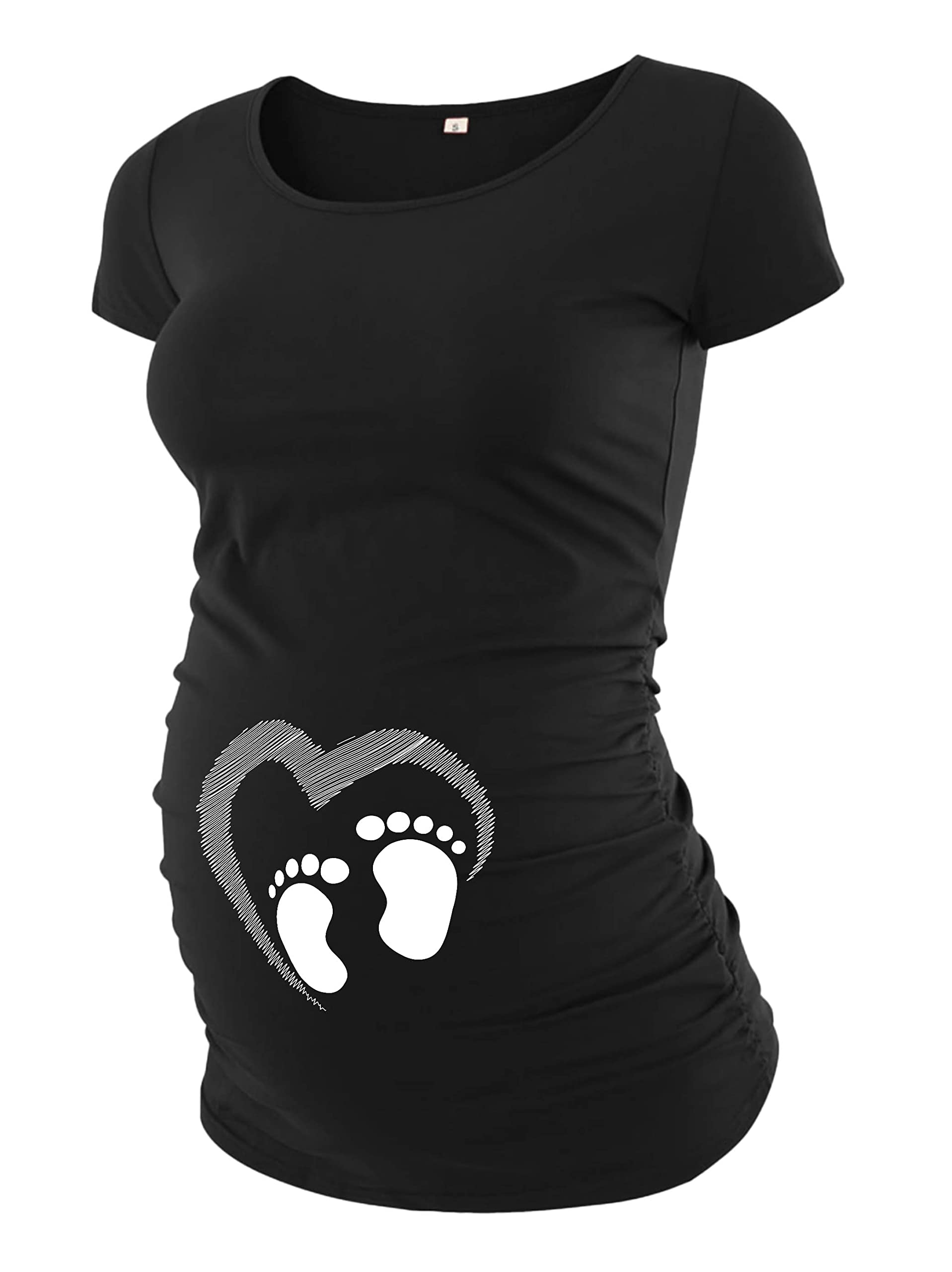 Funny Pregnancy Announcement T-Shirts for Women - Cute Maternity Graphic Tees for Expecting Moms | Perfect for Gender Reveal, Baby Shower & Maternity Photos