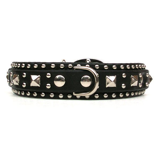 Premium Designer Leather Dog Collar for Small Medium Large Dogs - Adjustable Philly Pet Collar with Metal Buckle | Perfect for Daily Walks, Training & Fashion Accessories