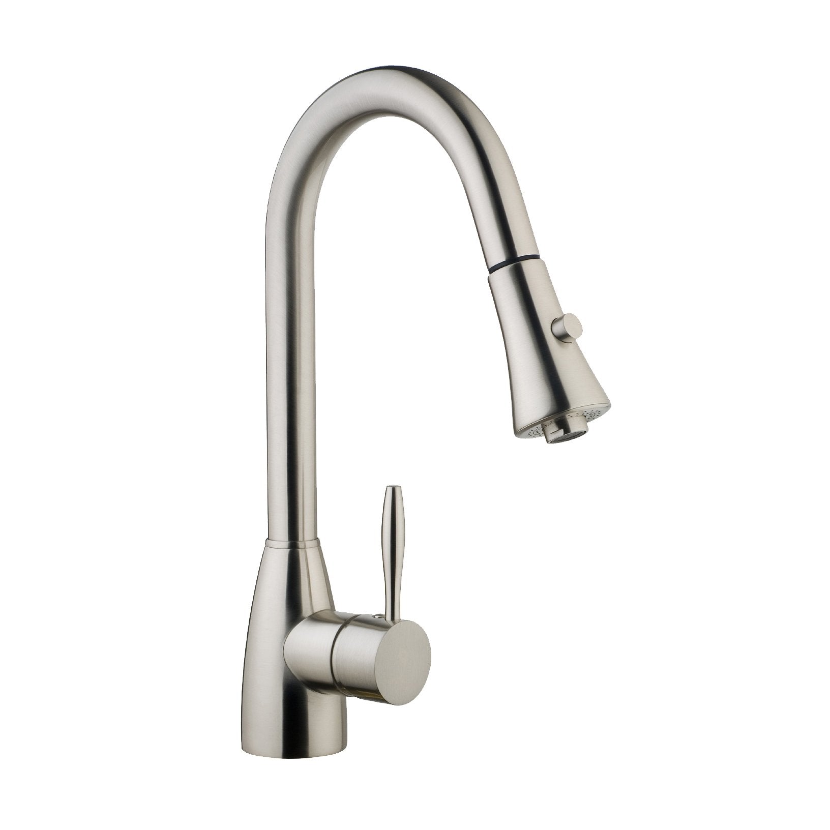 88402 Brushed Nickel Kitchen Faucet - Modern Pull-Down Sprayer for Sink, Easy Installation & Durable Design - Perfect for Home Kitchen, RV, or Restaurant Use