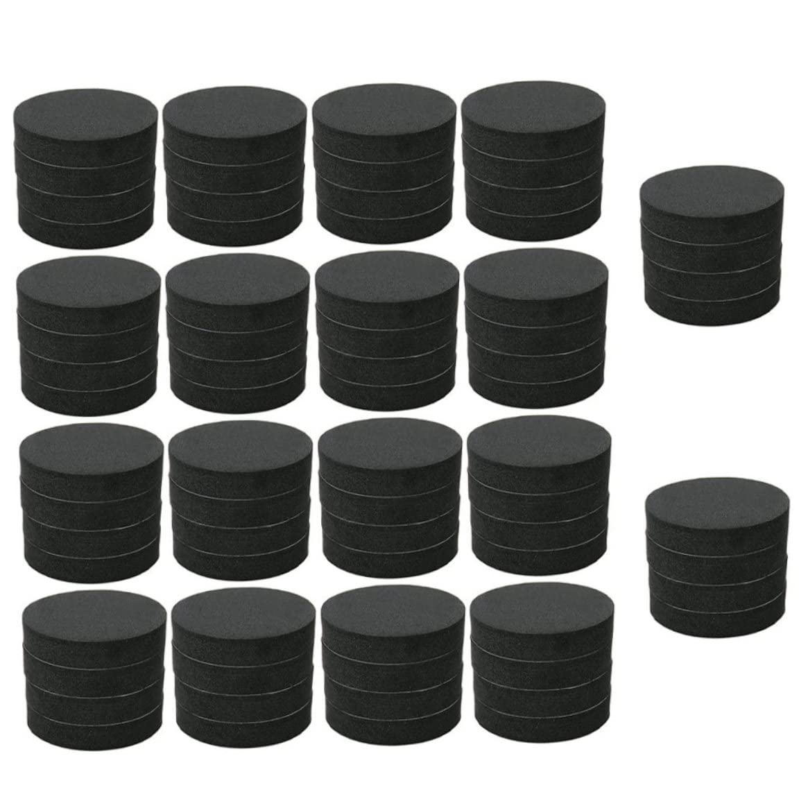 EVA Invisible Plant Pot Feet - 72pcs Garden Pot Risers for Drainage & Airflow - Perfect for Indoor & Outdoor Plant Containers, Flower Pots & Gardening Accessories