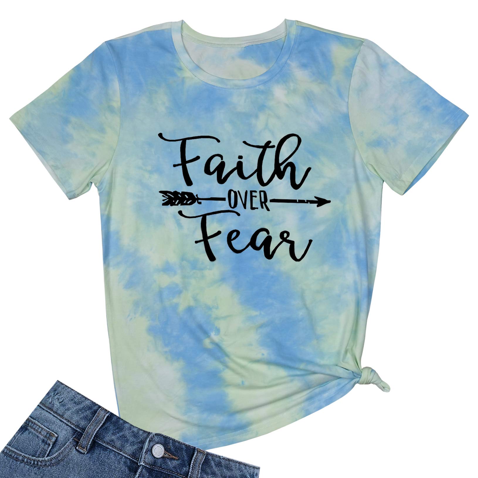 BLACKOO Women's Cute Graphic T-Shirt for Juniors - Trendy Casual Short Sleeve Tee for Everyday Wear, Street Style & Summer Outfits