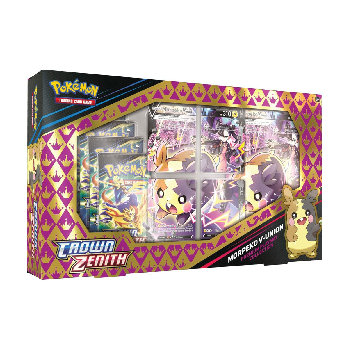 Pokemon Morpeko V Union Premium Playmat Collection Box - Official Pokemon TCG Playmat for Trading Card Game Battles & Collectors