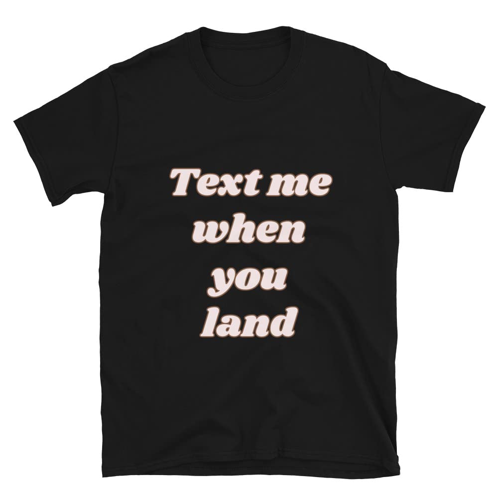 Pilot Airplane T-Shirt for Women & Men - Aviation Themed Unisex Cotton Tee - Perfect for Pilots, Flight Enthusiasts & Travel Lovers