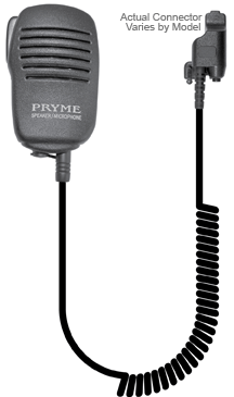 SPM 127 Light Duty Speaker Microphone - Compatible with M/A-Com & Harris Radios - Ideal for Public Safety, Security & Outdoor Communication