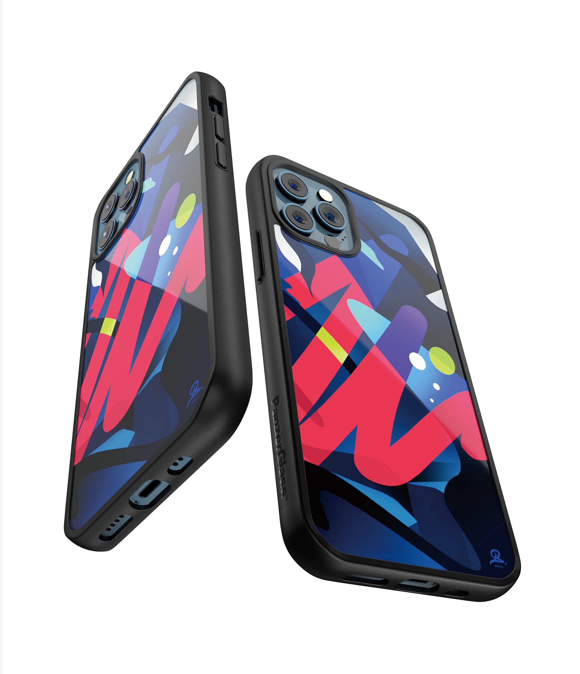 Panzer Glass Limited Artist Edition Clear Case for iPhone 12 Mini - Scratch-Resistant Shockproof Protective Phone Cover | Slim Design with HD Clarity | Perfect for Everyday Use, Work & Travel (Compatible with iPhone 12 Mini)