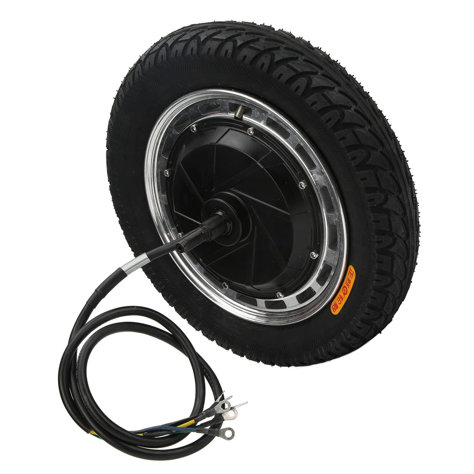 48V-96V 800W-6500W Electric Scooter Hub Motor Kit with 12in Inner/Outer Tire - High Power Drive Motor for Electric Motorcycles & Off-Road Vehicles - Perfect for Commuting, Trail Riding & DIY E-Bike Conversions