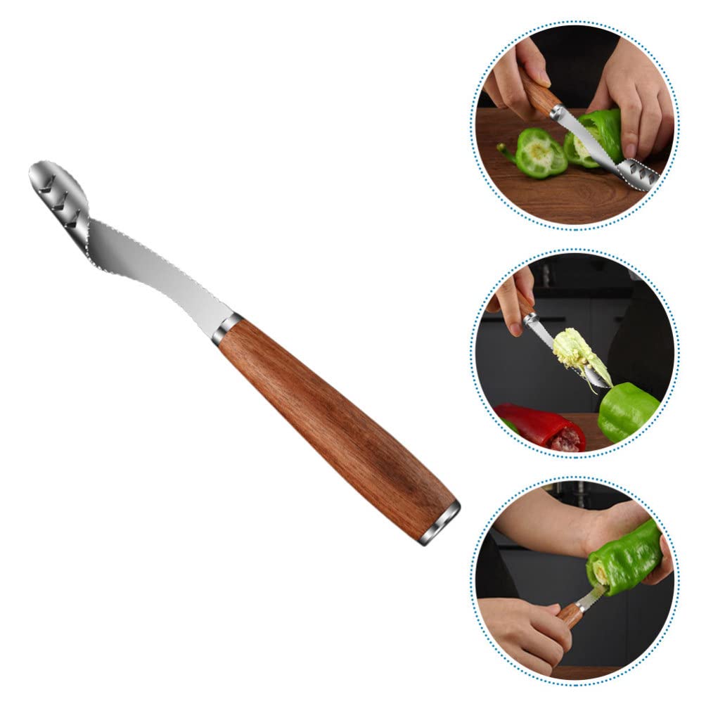 1pc Pepper Corer Tool - Kitchen Gadget for BBQ & Cooking