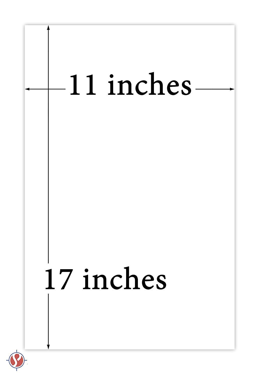 Premium White Card Stock Paper | 11x17 Inch Heavy Weight 100lb Cover (268 GSM) | 50 Sheets per Pack | Smooth Finish for Crafts, Invitations, Scrapbooking & DIY Projects