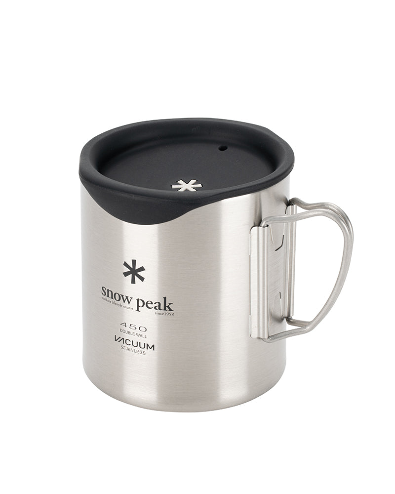 Premium Stainless Steel Vacuum Insulated Tumbler Set - 450ml (15oz) Double Wall Thermal Coffee Mug - Keeps Hot/Cold for Hours - Perfect for Office, Travel, Camping & Outdoor Activities
