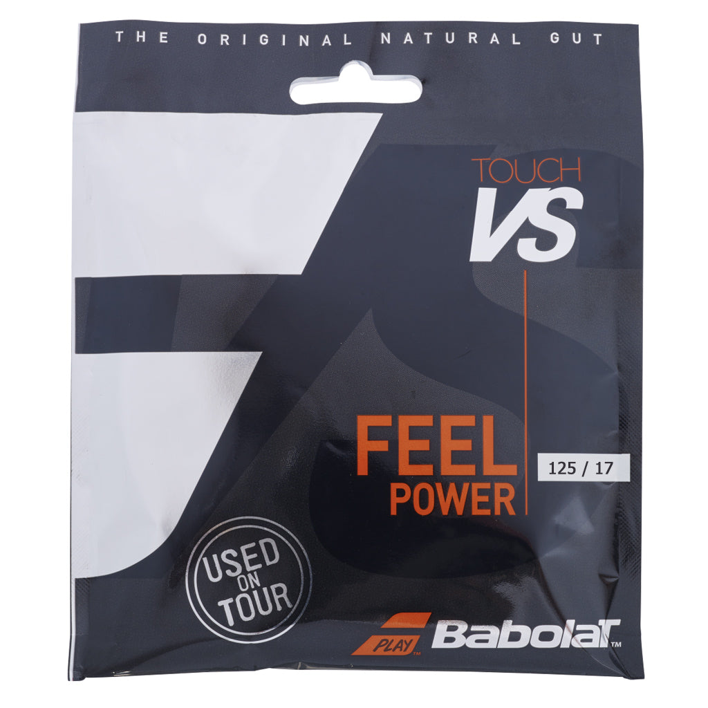 Babolat Touch VS 17/1.25 Natural Gut Tennis String | Premium Performance for Control & Feel | Perfect for Competitive Play & Tournament Matches