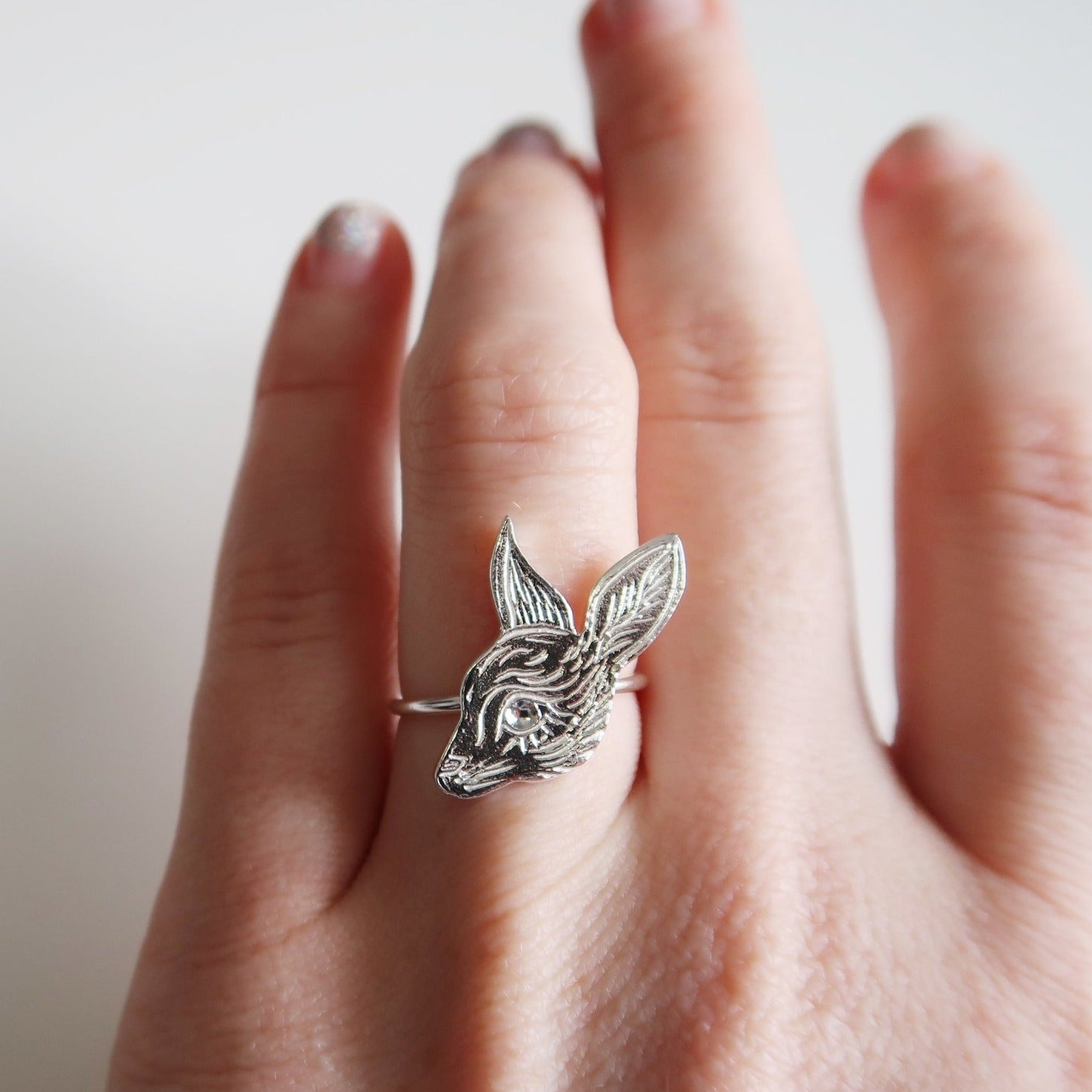Elegant Fawn Ring - Dainty Deer Jewelry for Women - Perfect for Everyday Wear, Gift Giving & Nature-Inspired Fashion
