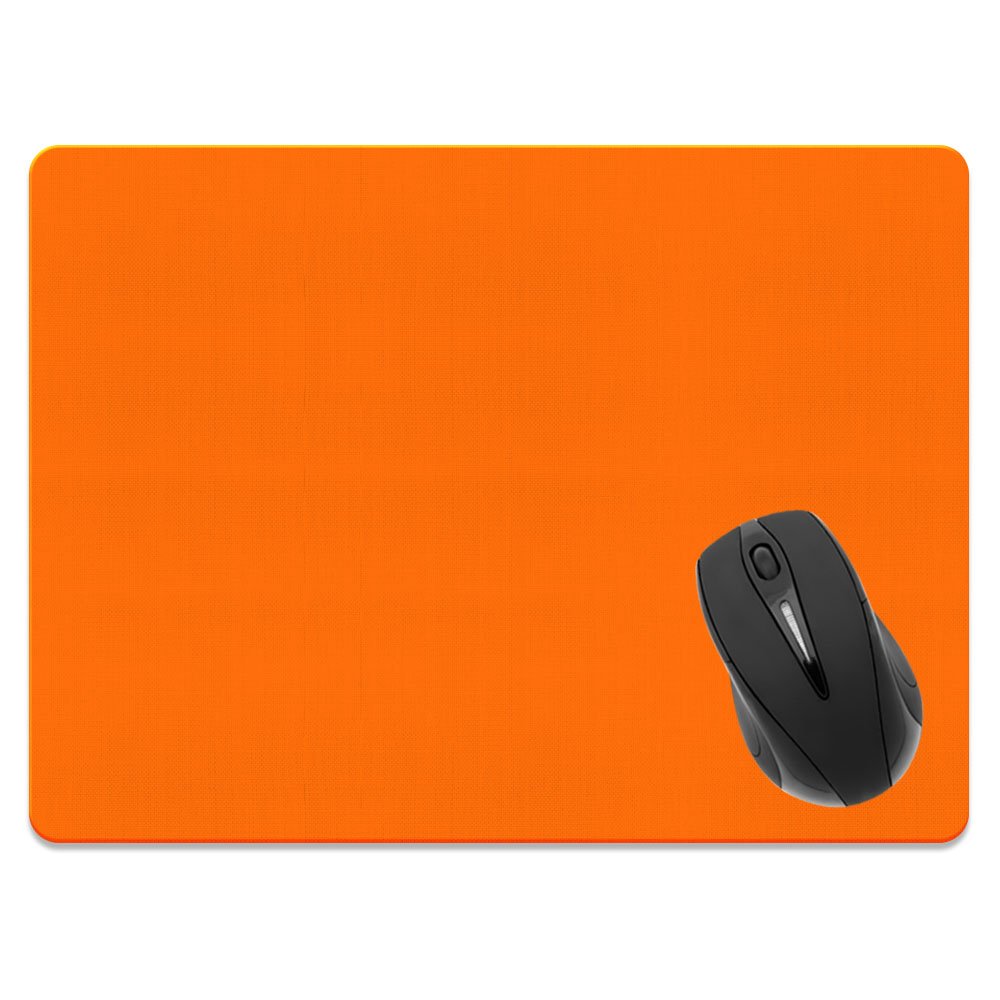 FINCIBO Extra Large Non-Slip Rectangle Mouse Pad - Orange Gaming Mousepad for PC, Laptop, Office & Home Use - Perfect for Work, Gaming & Computer Desks