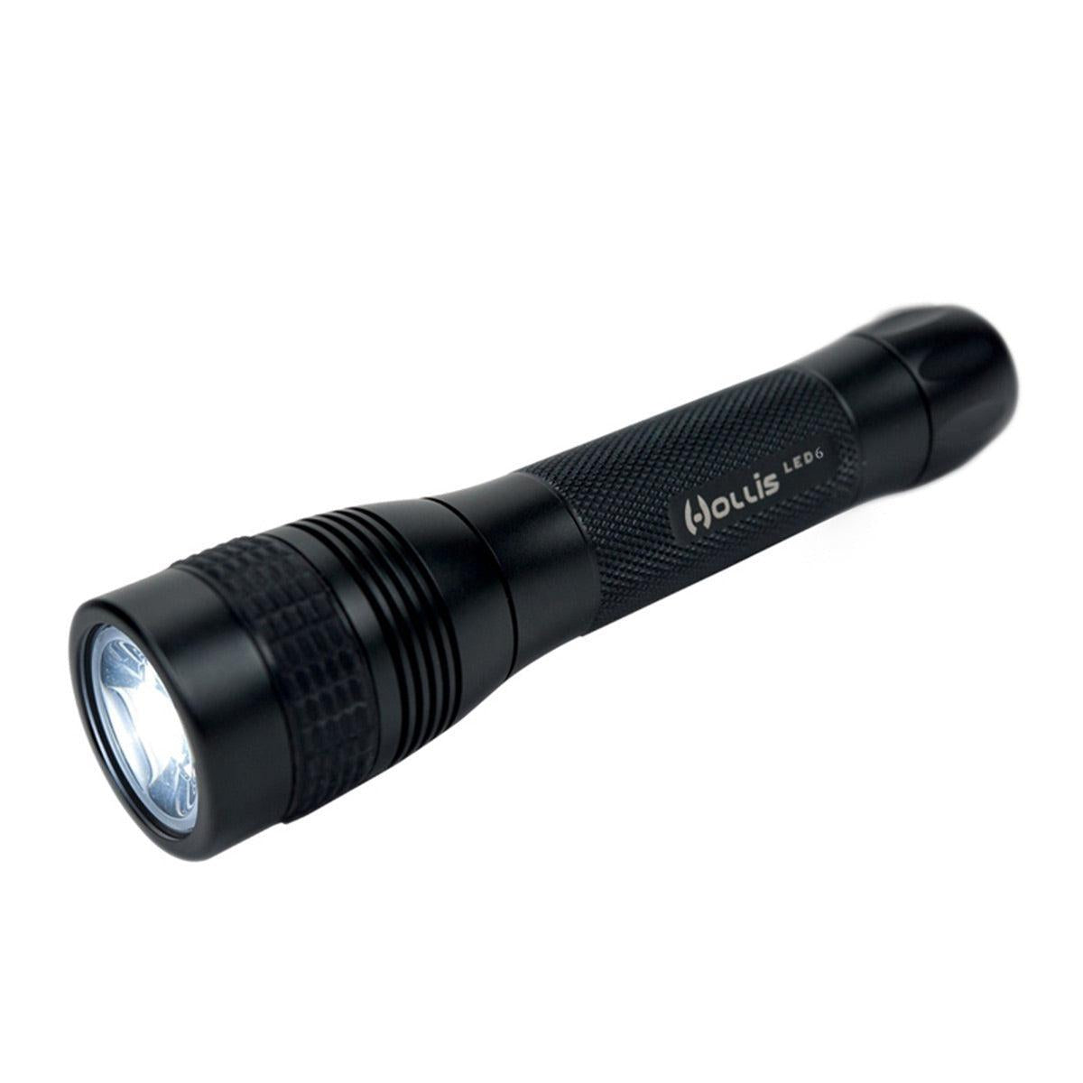 Hollis LED6 Primary Dive Torch with Magnetic Switch - Open Box (Batteries Not Included) | Perfect for Scuba Diving, Night Snorkeling & Underwater Exploration